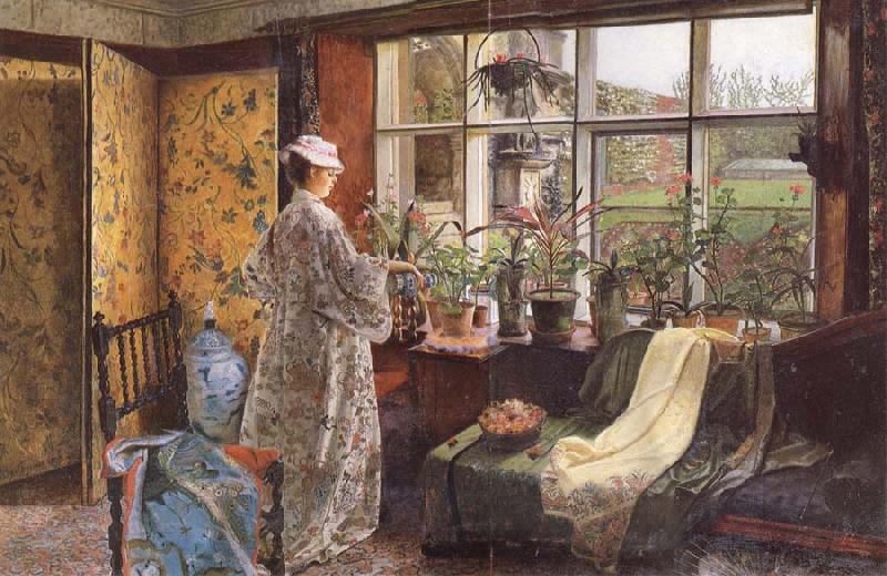 Atkinson Grimshaw Spring oil painting picture